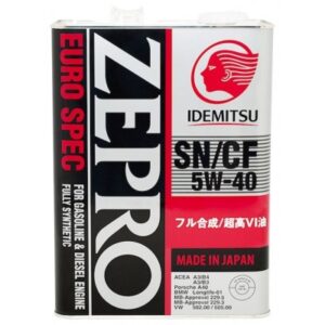 IDEMITSU Zepro Euro Spec 5W-40, 4 L