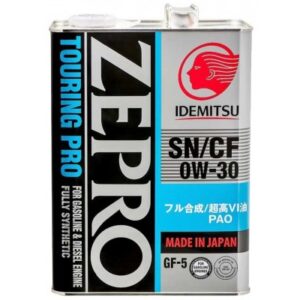 IDEMITSU Zepro Touring Pro 0W-30, 4 L