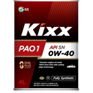 Kixx PAO1 0W-40, 4 L